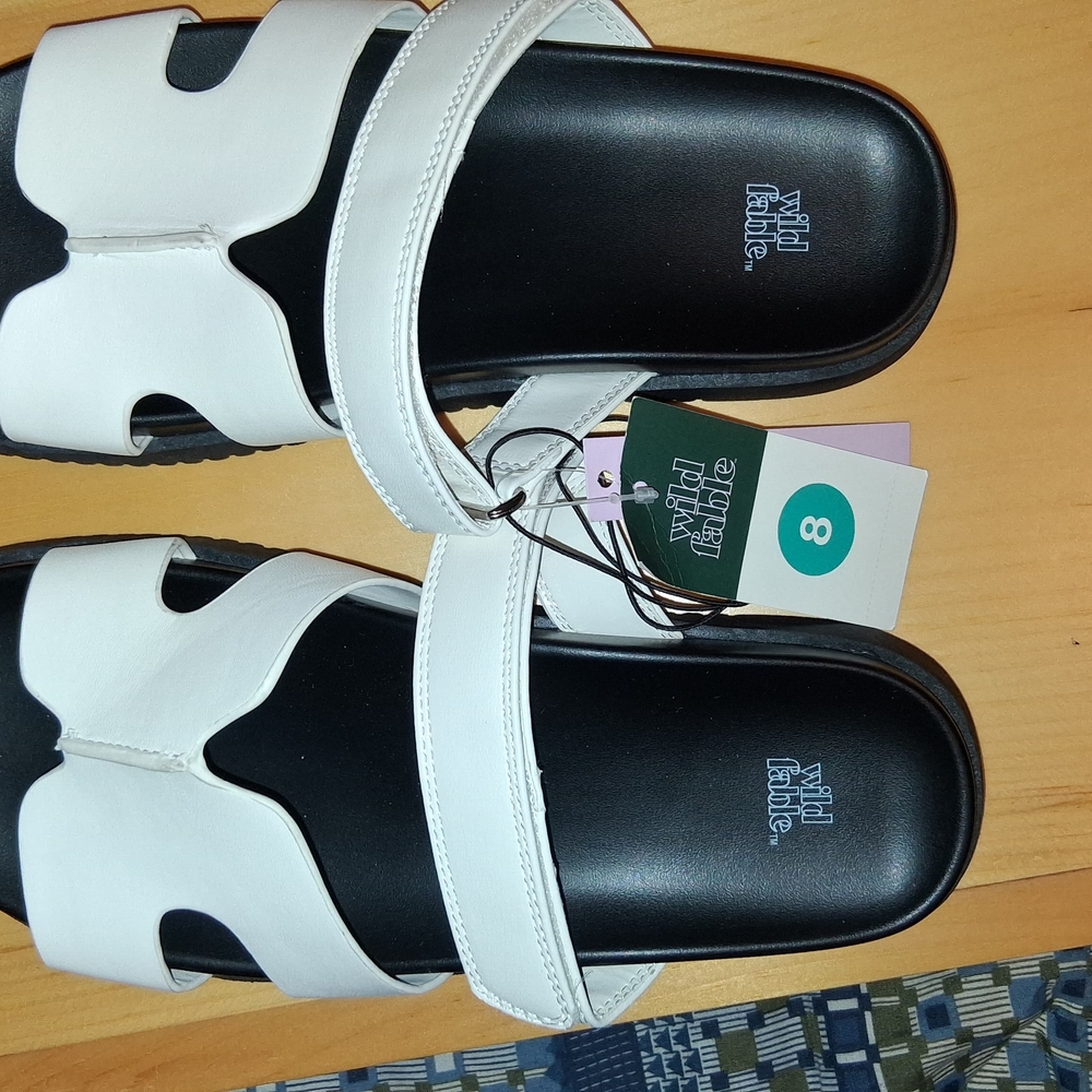 Wild Fable White Sandals